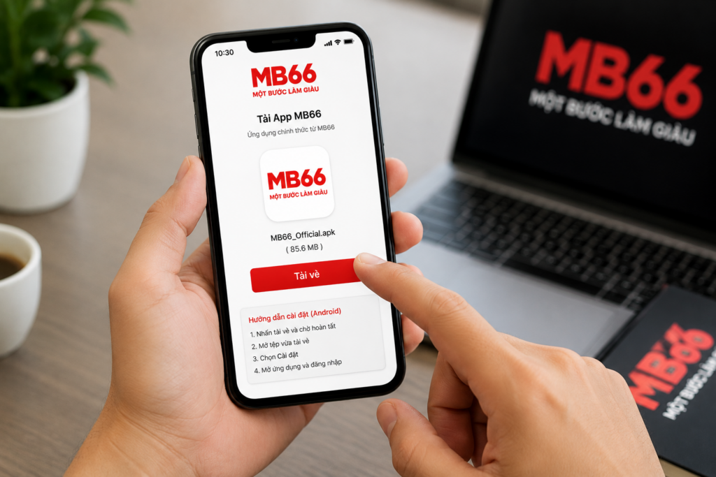 Người dùng cài đặt App MB66 trên điện thoại